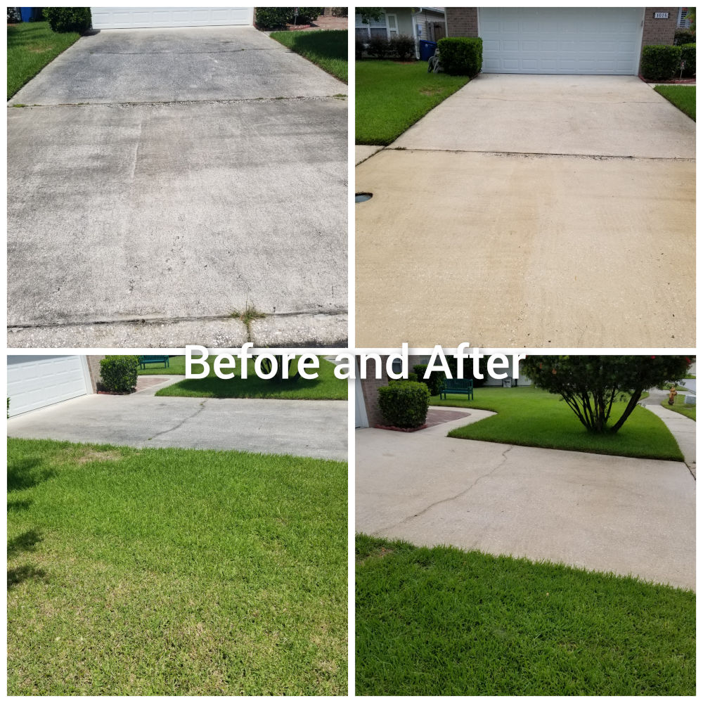 Concrete Cleaning Project in Jacksonville, FL